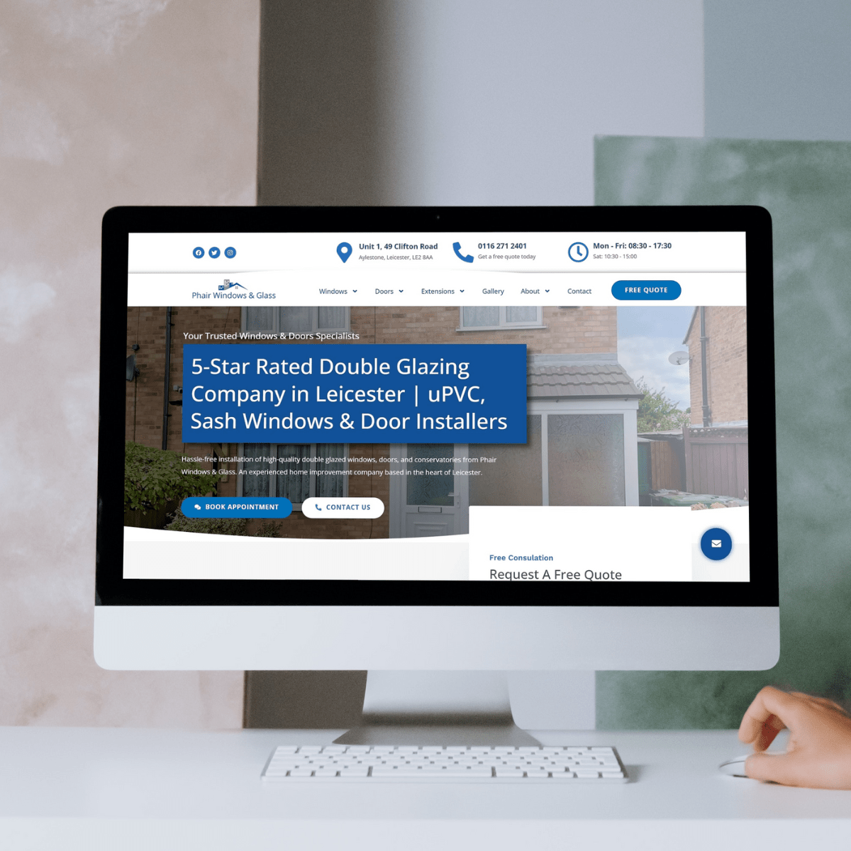 Client Website design & SEO for Warwickshire Websites-min